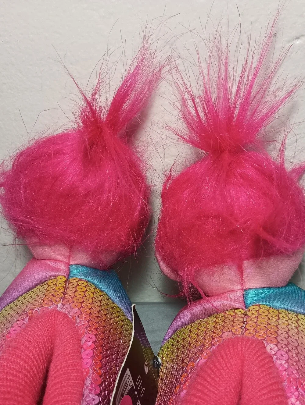 Dreamworks Trolls World Tour Girls' Poppy Slippers